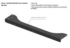 Suporte Reforço Chassi Mercedes-Benz Atego Após 2013 - 9583120261