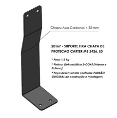 Suporte Protetor Carter Mercedes-Benz Atego Após 2013 Lado Direito - 9585211440