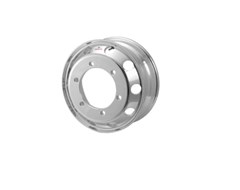 Roda de Aluminio 17,5”x6,00” - 6 furos - Própria para Caminhão Accelo 715, 815, 915 (pneu 205/215)