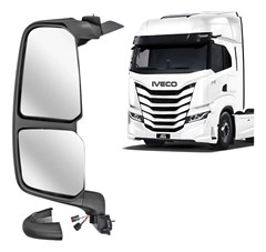 Retrovisor Iveco S-Way Elétrico, com Desembaçador Lado Esquerdo - 5802287199