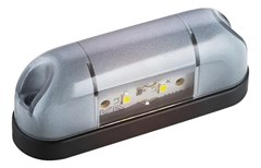 Lanterna Placa Delimitadora LED Bi-Volt Com Fio - Cinza