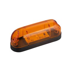 Lanterna Placa Delimitadora LED Bi-Volt Com Fio - Amarela