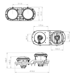 Farol Principal Caminhão Ford Cargo Parachoque Horizontal 2000  a 2006 Lado Direito (PL701001)