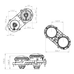 Farol Principal Caminhão Ford Cargo Parachoque Diagonal 2006 a 2012 Lado Esquerdo (PL701602)