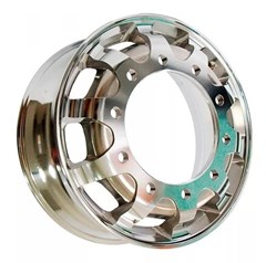 Roda Disco Sem Câmara Alumínio 10 Furos 22,5 X 8,25 - Fratucci