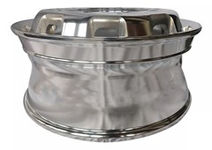 Roda 100% em Alumínio Aro 22,5 x8,25 Furo Quadrado, Borda Larga 10 Furos, compatível com os Caminhões e Ônibus Mercedes-Benz