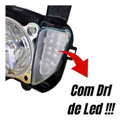 Farol Principal Mercedes-Benz Atego (Com DRL) Lado Esquerdo - 9588201361