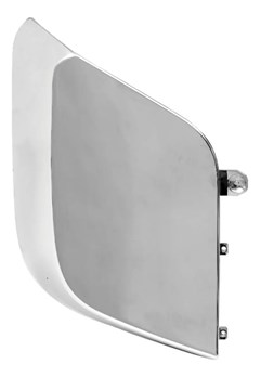 Capa (Tampa) Cromada do Retrovisor Auxiliar Caminhão Mercedes-Benz Actros, Arocs Após 2021 Lado Direito - A9608111907