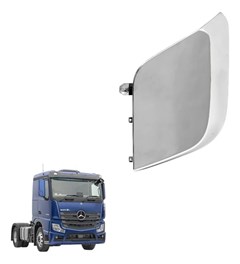 Capa (Tampa) Cromada do Retrovisor Auxiliar Caminhão Mercedes-Benz Actros, Arocs Após 2021 Lado Direito - A9608111907