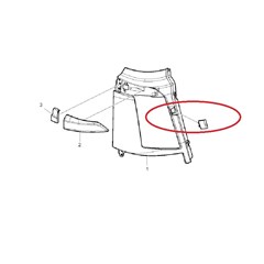 Tampa Esguicho do Farol Caminhão Volvo FH de 2015 até 2021 Lado Direito - 21413775