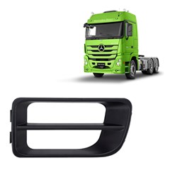 Acabamento Ponteira Parachoque Caminhão Mercedes-Benz Actros de 2010 até 2016 Lado Esquerdo - 9438840060