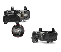 Farol Caminhão Mercedes-Benz Atego Após 2010 (Lente Lisa) Lado Esquerdo - 9738202261