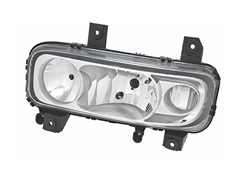 Farol Caminhão Mercedes-Benz Atego Após 2010 (Lente Lisa) Lado Esquerdo - 9738202261