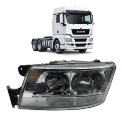 Farol Principal Caminhão MAN TGX, Volkswagen Meteor Lado Direito - 2V5940032A, 812510164