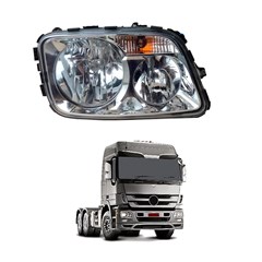 Farol Caminhão Mercedes-Benz Actros 2009 a 2017 Lado Esquerdo - A9438201461
