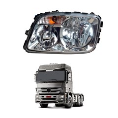 Farol Caminhão Mercedes-Benz Actros 2009 a 2017 Lado Direito - A9438201561