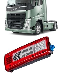 Lanterna Traseira Caminhão Volvo FH, FM, VM Após 2015 (LED) Lado Esquerdo - 82483074