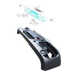 Capa Parachoque Caminhão Iveco Tector, Cursor (Off-Road) Traçado - 5801797825