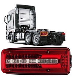 Lanterna Traseira Caminhão Volkswagen Meteor Com Vigia Lado Esquerdo - 2V5945095B