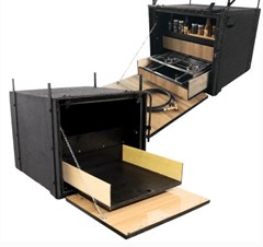 Caixa Economica Fogareiro 2 andares 550 x 600 x 600 mm