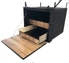 Caixa Economica Fogareiro 2 andares 550 x 600 x 600 mm