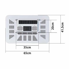 Ar Condicionado Elétrico Caminhão Modelo Inverter 12V- XD700