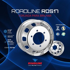 Roda de Alumínio 17,5x6 6 Furos Agrale Ford Iveco Mercedes-Benz Volkswagen Volare