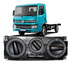 Painel Controle Ar-Condicionado Caminhão Volkswagen Delivery, Worker/ Carro Gol, Saveiro 12V - 2R0820045/ 5X0820045
