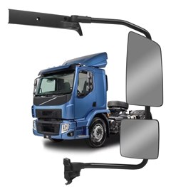 Retrovisor Caminhão Volvo VM após 2026 Elétrico Com Desembaçador Lado Esquerdo - 24680595