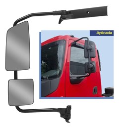Retrovisor Caminhão Volvo VM após 2026 Elétrico Com Desembaçador Lado Esquerdo - 24680595