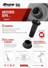Trava Antifurto Diesel - Roscada 60mm B020i - Bepo
