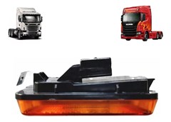 Lanterna Lateral Carenagem Caminhão Scania Série 5, 6 e 7 NTG - 2052119, 2080828