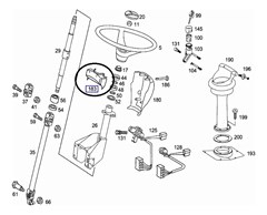 Acabamento Colu Direção MB 1618, 1620 Superior -  A384462724