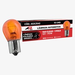 Lampada 1141 Âmbar - 12V 21 Watts (Caixa com 10) - ASX2542