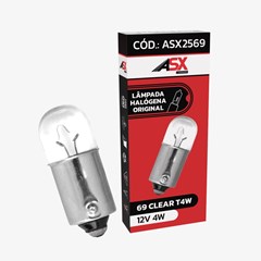 Lampada 69 - 12V, 04 Watts (caixa com 10) - ASX2569