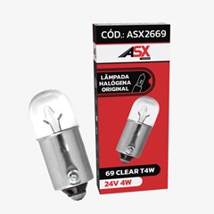 Lampada 69 - 24V, 04 Watts (caixa com 10) - ASX26569