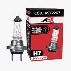 Lampada H-7 - 24V, 70 Watts (Caixa com 10 unidades) - ASX220