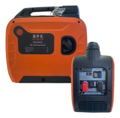Gerador Carregador de Bateria 24V 58A 1,6kW a Gasolina com Partida Automática, Controle Remoto e Modo Eco 4T