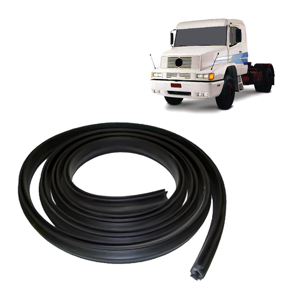 Borracha Capô Interno Caminhão Mercedes-Benz 709 1618, 1989 a 1995