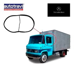 Borracha Janelão Caminhão Mercedes-BenzB 608, 1972 a 1986 - Lado Direito Borracha Janelão Caminhão Mercedes-BenzB 608, 1972 a 1986 - Lado Direito