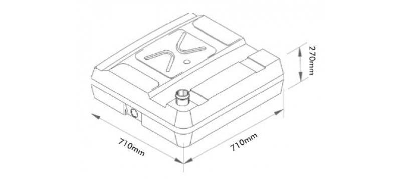 Tanque Combustivel Plastico Fd F-1000 /91
