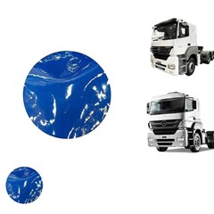 Tapete Verniz Caminhão Mercedes-Benz Axor 2540, 2640, 2035 Após 2005 Com Capo Azul