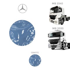 Tapete Verniz Caminhão Mercedes-Benz Axor 2540, 2640, 2035 Após 2005 Com Capo Grafite