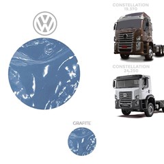 Tapete Verniz Caminhão Volkswagen Constellation Após 2006 Cabine Simples Grafite