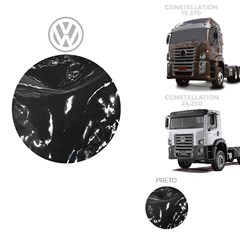 Tapete Verniz Caminhão Volkswagen Constellation Após 2006 Cabine Simples Preto
