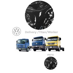 Tapete Verniz Caminhão Volkswagen Titan Work Ano 1999 a 2004 Preto