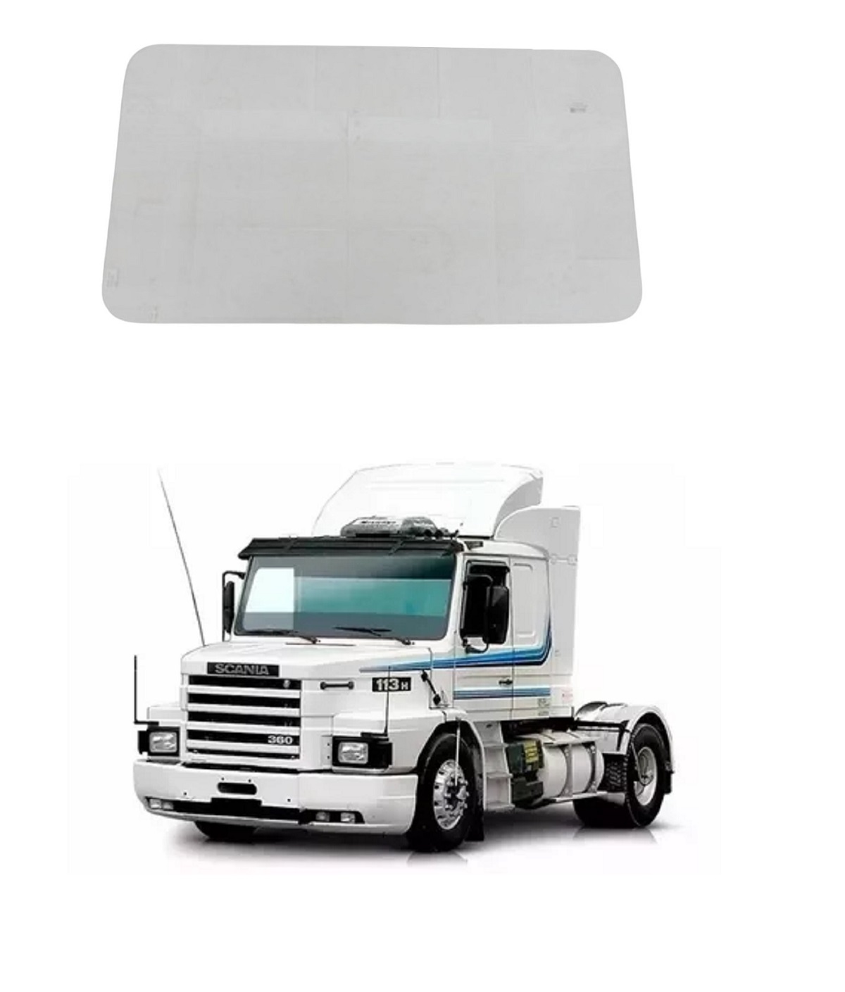 Vidro Vigia Caminhão Scania 112 113, 1981 a 1998 T R