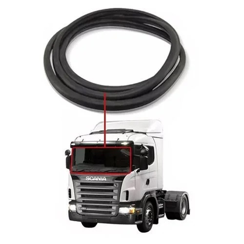 Borracha (Guarnição) Para-brisa caminhão Scania 94, 114, 124, 144 e 164 1998 a 2018 séries 4 e 5 Borracha (Guarnição) Para-brisa caminhão Scania 94, 114, 124, 144 e 164 1998 a 2018 séries 4 e 5