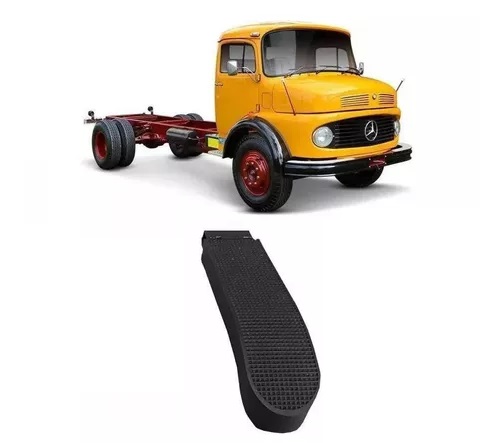 Borracha Pedal Acelerador Caminhão Mercedes-Benz 1113, 2213, 1969 a 1982
