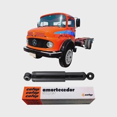 Amortecedor Cabine Caminhão Mercedes-Benz 1113, 2213 de 1969 de 1988 Traseiro - 3448907019